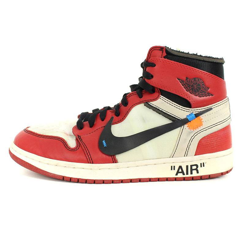off white red jordan 1