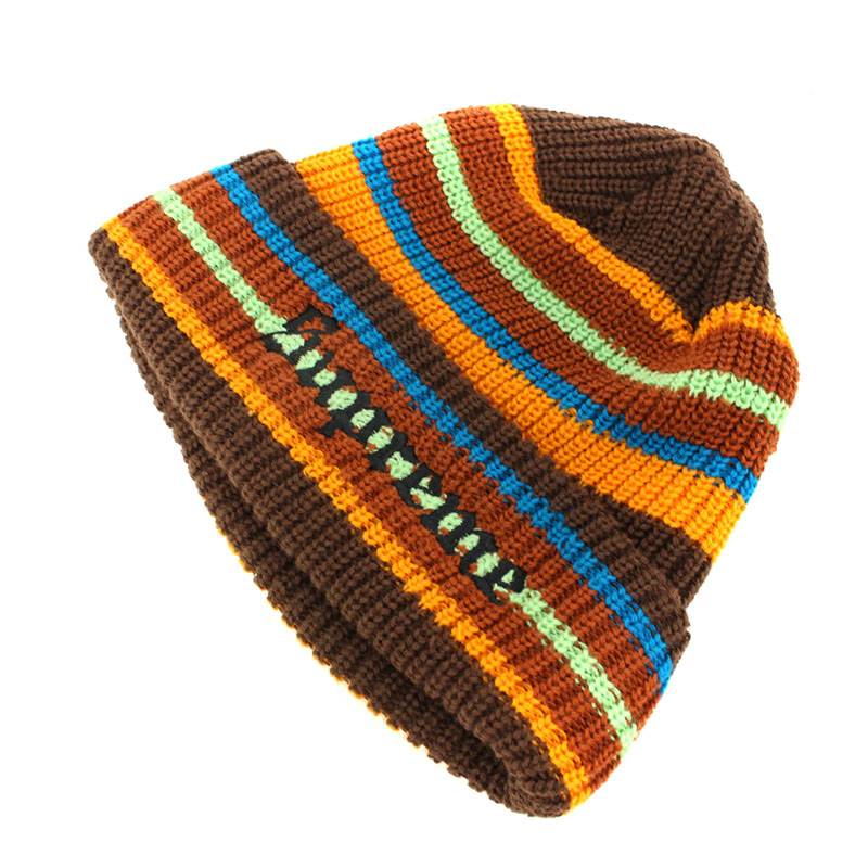 supreme bright stripe beanie