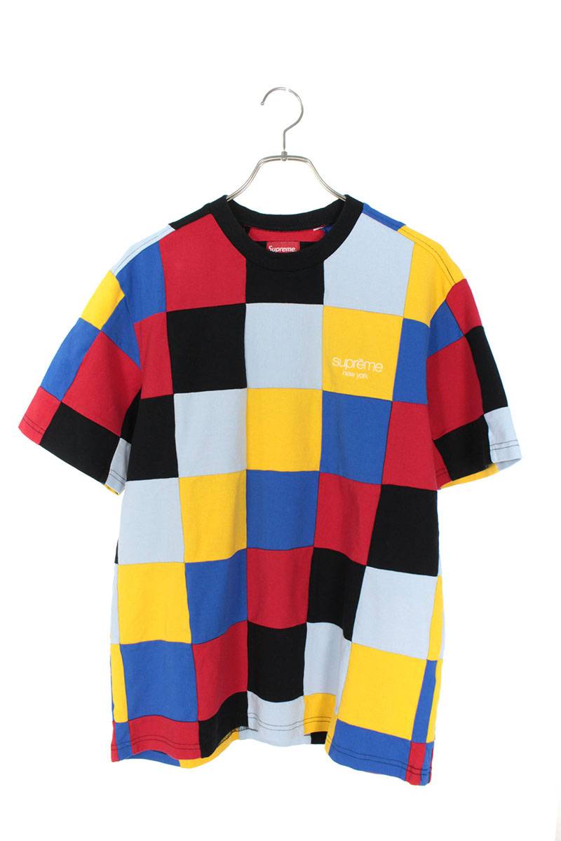 supreme patchwork pique tee