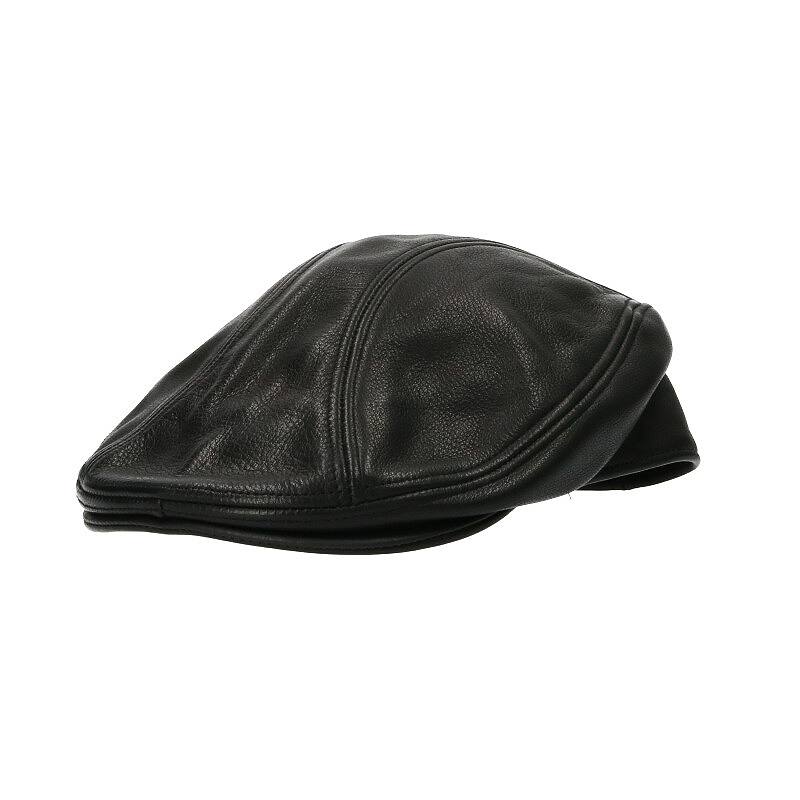 leather deerstalker hat