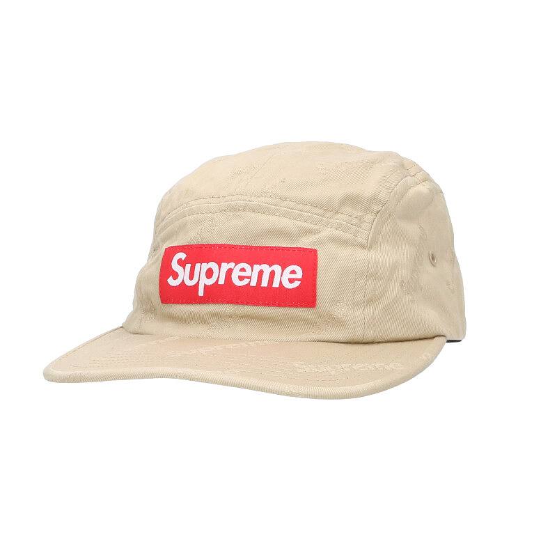 本店は シュプリーム Supreme 19aw Jacquard Logos Twill Camp Cap ボックスロゴジャガードツイルキャンプキャップ ベージュ Hj12 小物 中古 81 Rinkan B 爆安プライス Www Clodrosome Com