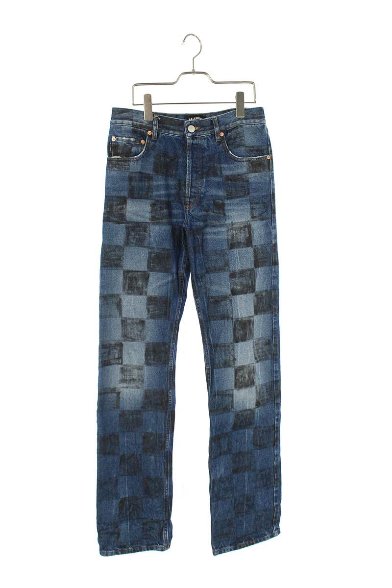 激安の バレンシアガ Balenciaga サイズ 28インチ Tcw03 マジックペイントデザイン ストレートデニムパンツ ブルー ブラック Sb01 メンズ 中古 15 Rinkan B 限定製作 Do1phin Com