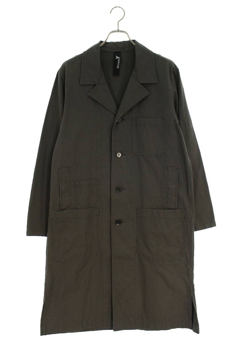 グランドワイ Groundy 号 3 17aw Gk B04 002 コットンミリタリーロングコート グレー Bs99 メンズ 中古 297 Rinkan B Onpointchiro Com