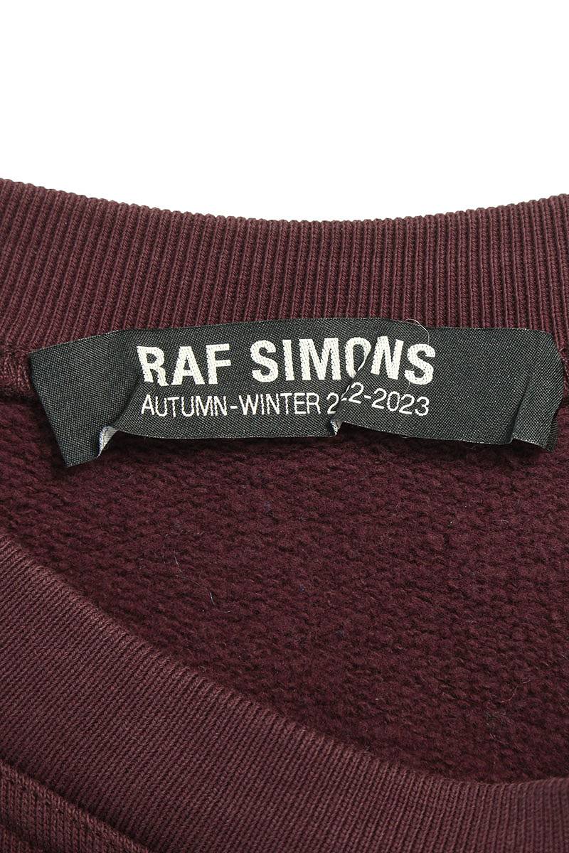 ラフシモンズ RAF SIMONS サイズ:1 DEATCHEDプリントスウェット