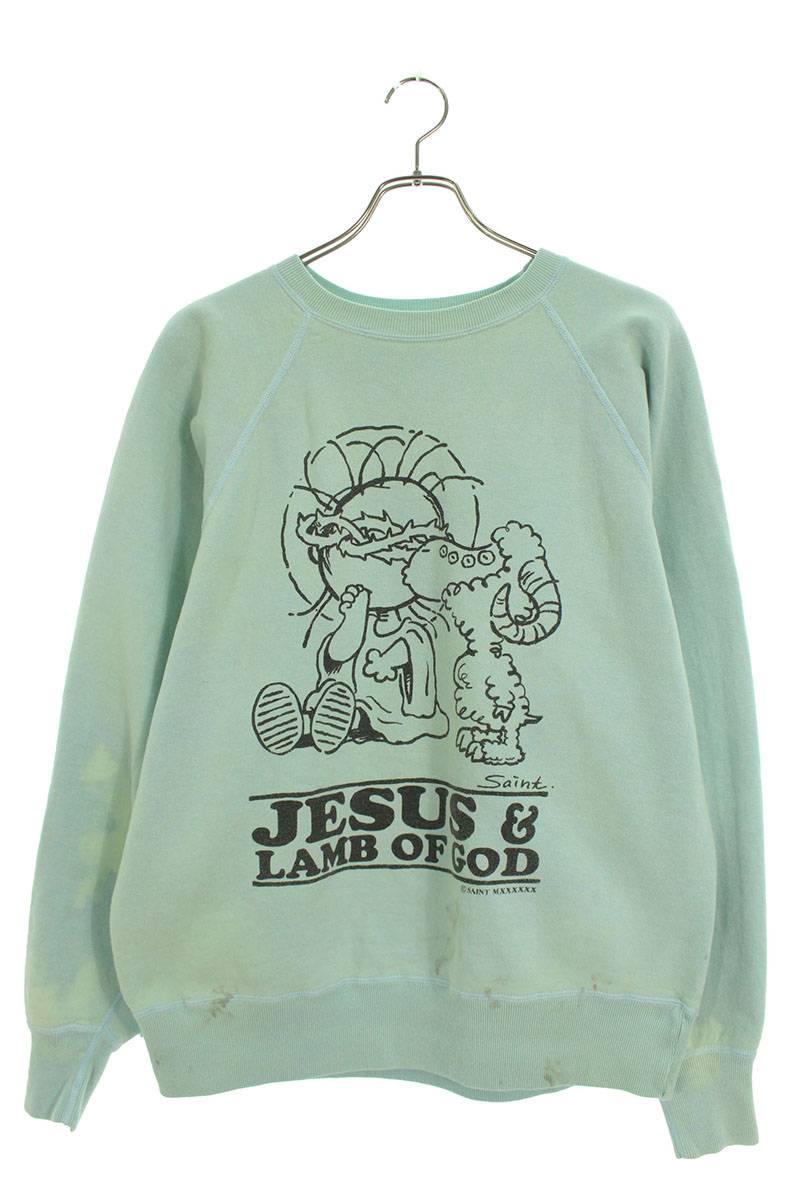 新品未使用SAINTMICHAEL JESUS SWEAT 23AW Lサイズ