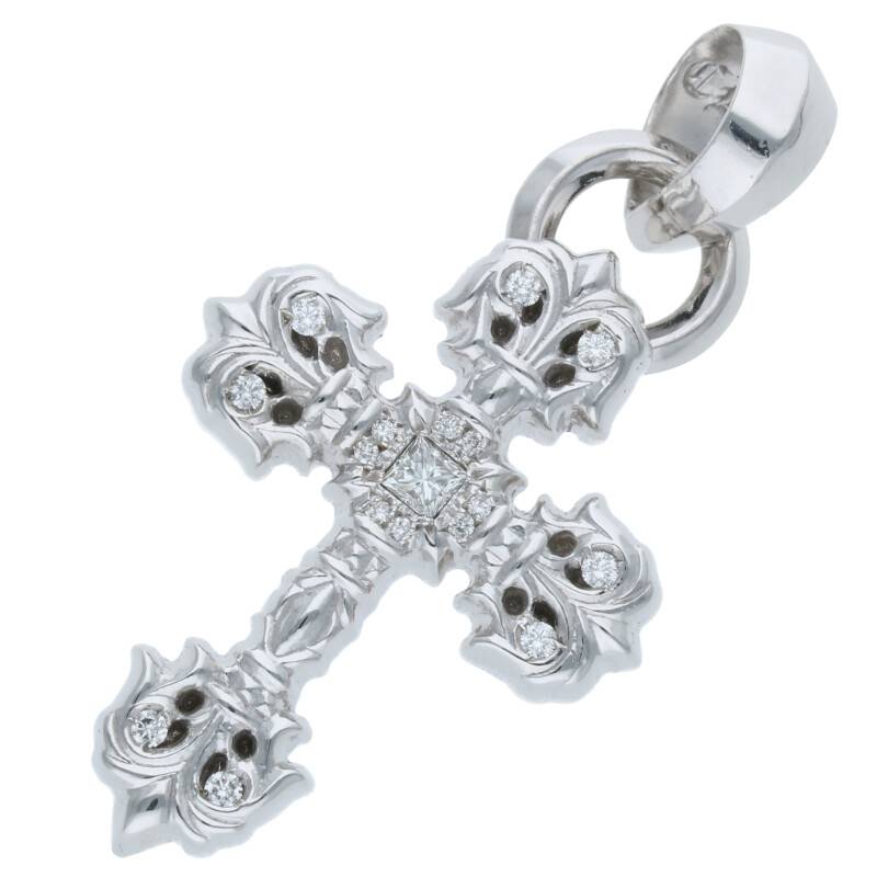 楽天市場】クロムハーツ Chrome Hearts 18K FILIG CROSS-XSM P D