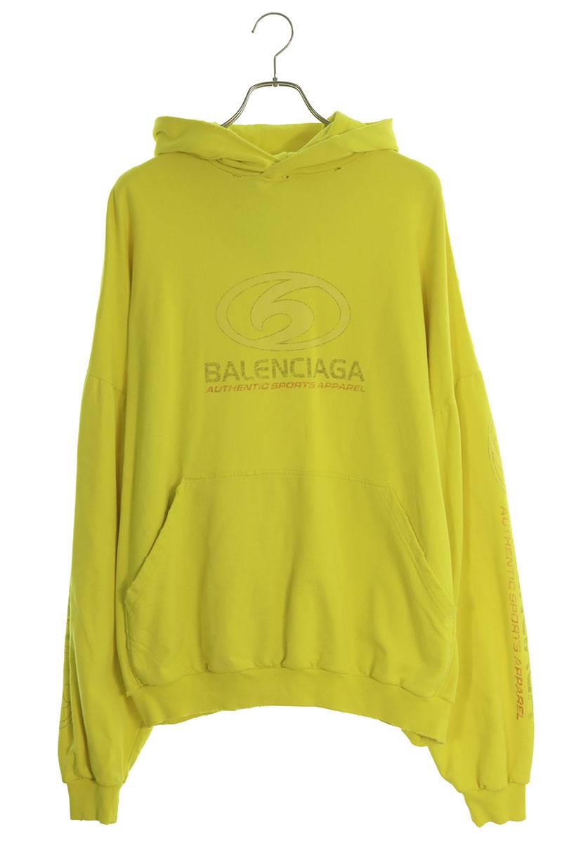 【VIPセール】BALENCIAGA 限定数量セール！ フーディ 761458 Balenciaga Darkwave logo-print Hoodie | Black | FARFETCH