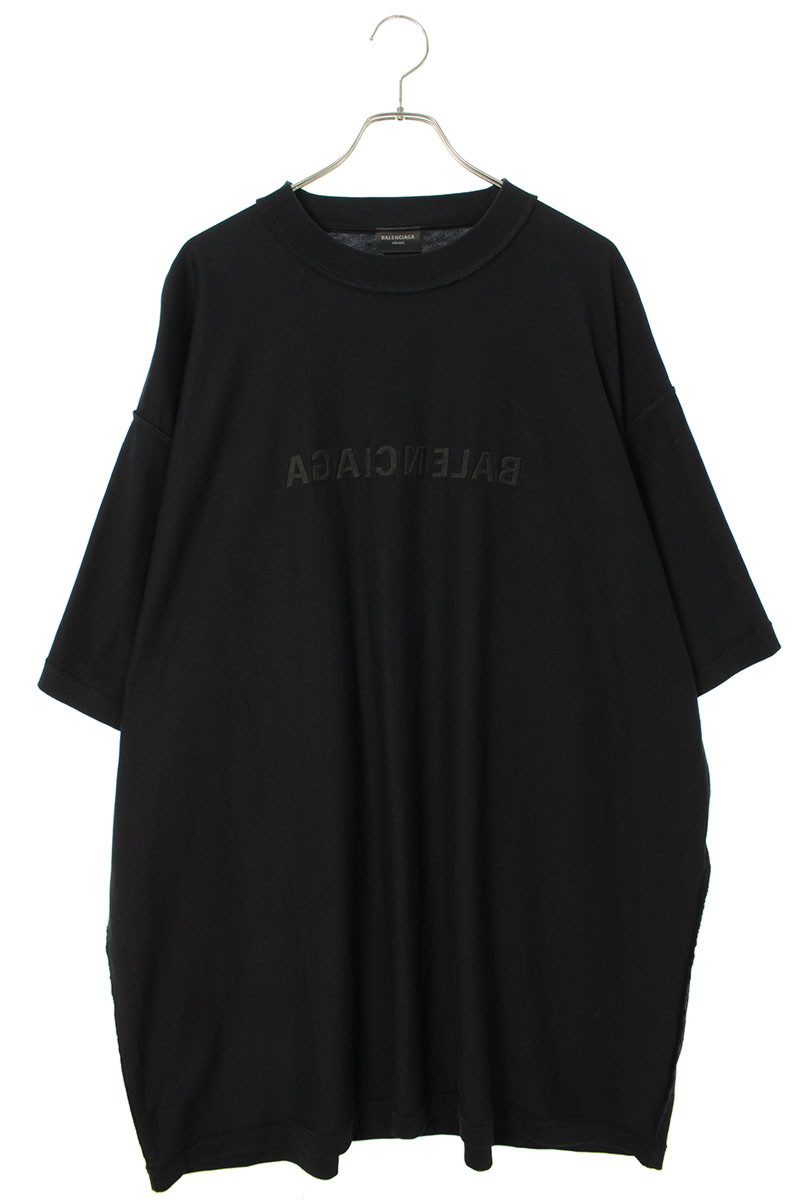 楽天市場】バレンシアガ BALENCIAGA サイズ:2 23SS 739028 TOVE4 パリムーンユーズド加工オーバーサイズTシャツ (ブラック)【317042】【SB01】【メンズ】【中古】bb187#rinkan*B : RINKAN