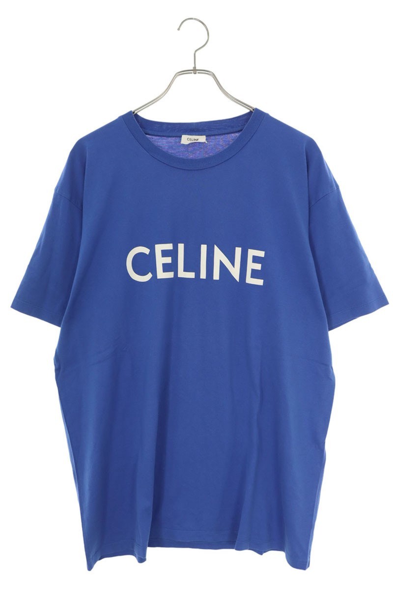CELINE エディスリマン チェッカースタッズロゴ　Tシャツ Lサイズ CELINE バイエディスリマン チェッカースタッズロゴ Tシャツ Lサイズ