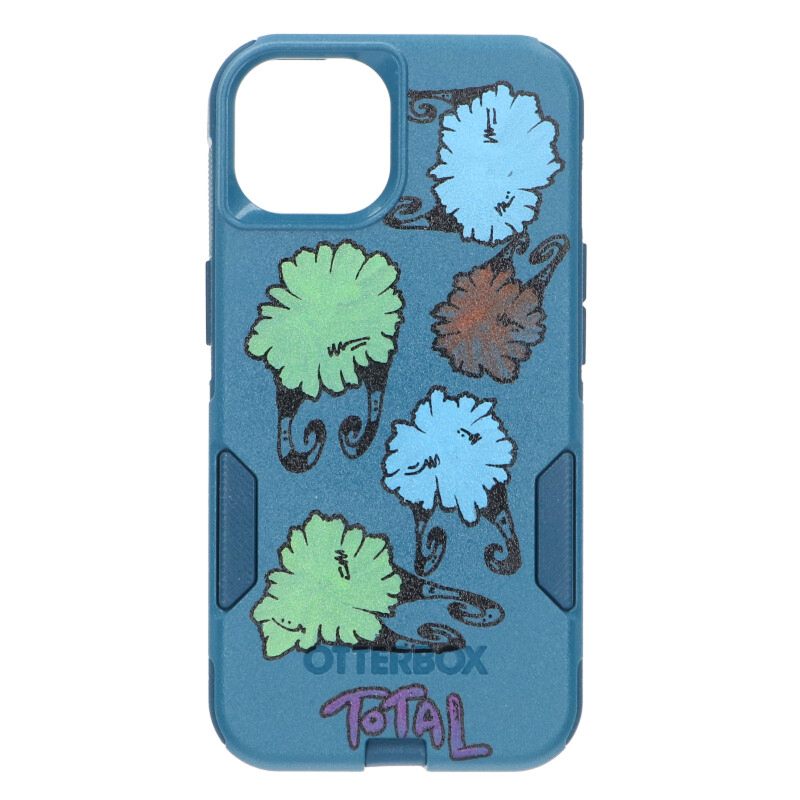 オッターボックス OTTER　BOX　 ×クロムハーツ Chrome Hearts iPhone14 ロサンゼルス限定MATTY BOYペイントiPhoneケース(ブルー)【108042】【SS07】【小物】【中古】bb339#rinkan*S