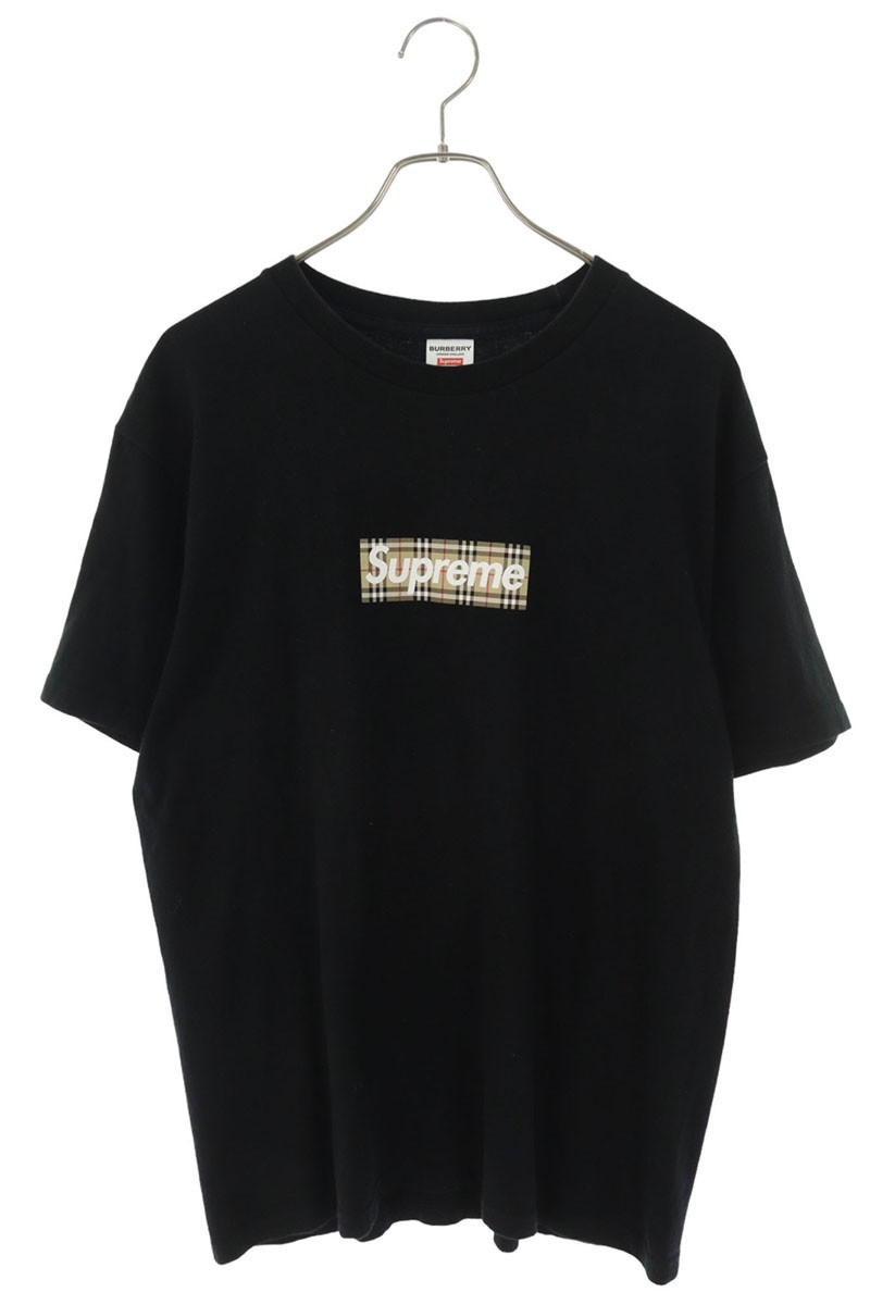楽天市場】シュプリーム SUPREME サイズ:L 22SS Burberry Box Logo Tee