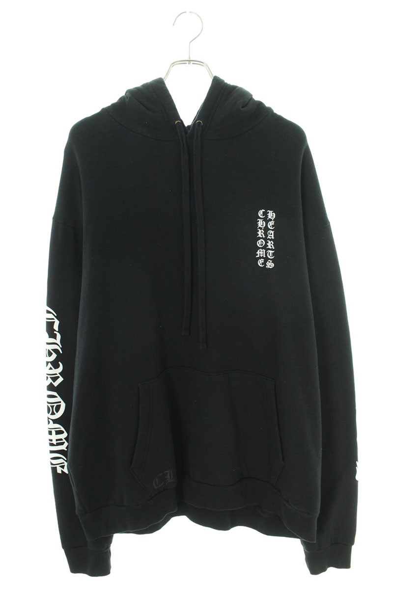 ◆入手困難♪【Chrome Hearts】Plus ロゴ プルオーバー パーカー 入手困難【Chrome Hearts】マルチロゴ プルオーバー パーカー 黒