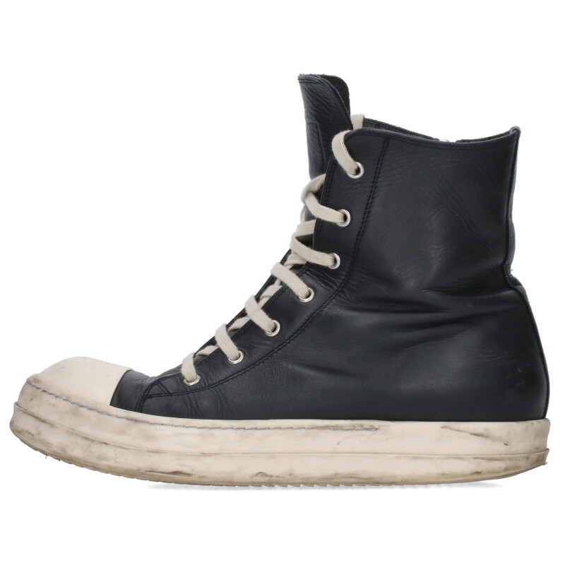 楽天市場】リックオウエンス Rick Owens サイズ:41.5 RAMONES ラモーンズレザーハイカットスニーカー(ブラック×ホワイト)【809042】【SB01】【メンズ】【小物】【中古】bb394#rinkan*B  : RINKAN