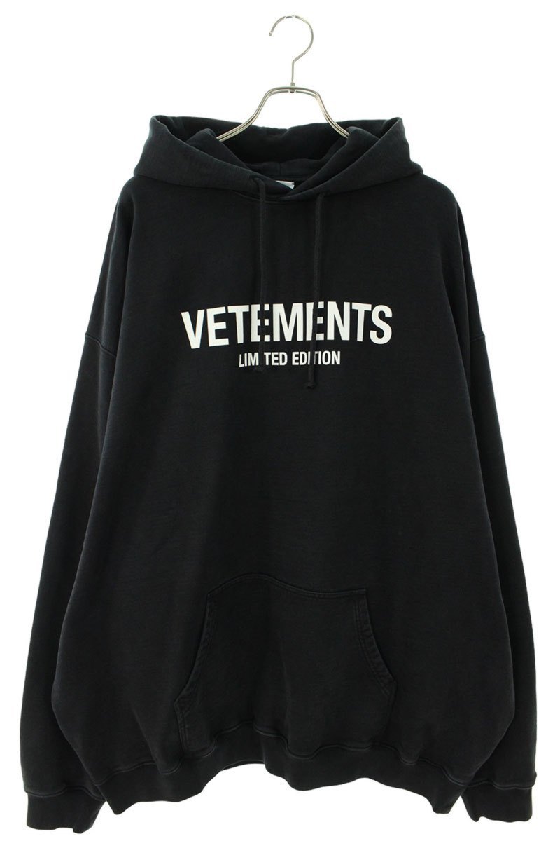 ヴェトモン パーカー 24AW UA65HD250W サイズ:L リミテッドエディションロゴパーカー 新古品 BS55 楽天市場】ヴェトモン VETEMENTS サイズ:XL 24AW UA65HD250L