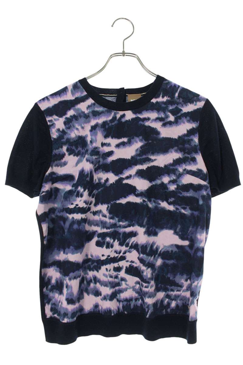 VERSACE - ヴェルサーチ A79760 A201952 ロゴ刺繍Tシャツ