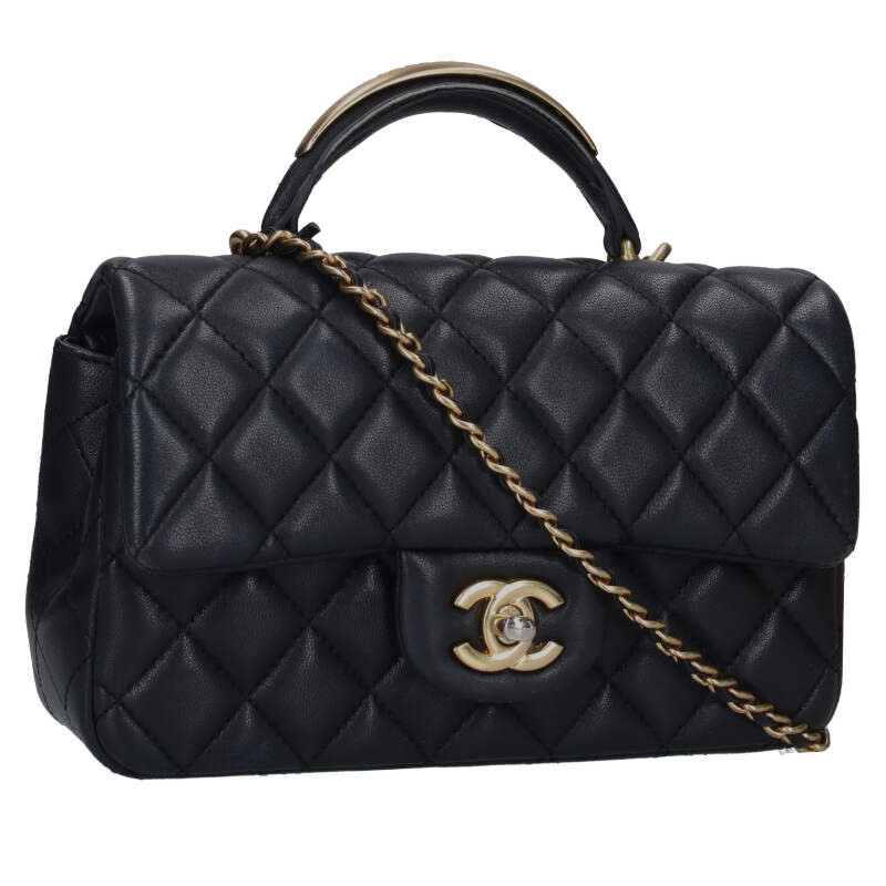 楽天市場】シャネル CHANEL ミニマトラッセ キャビアスキン