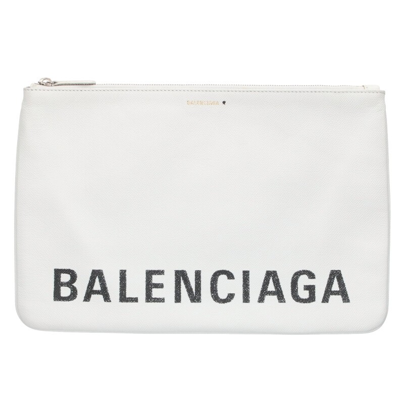 BALENCIAGA バレンシアガ エンベロープ クラッチバッグ シルバー金具 Balenciaga バレンシアガ ジャイアント エンベロープ クラッチバッグ