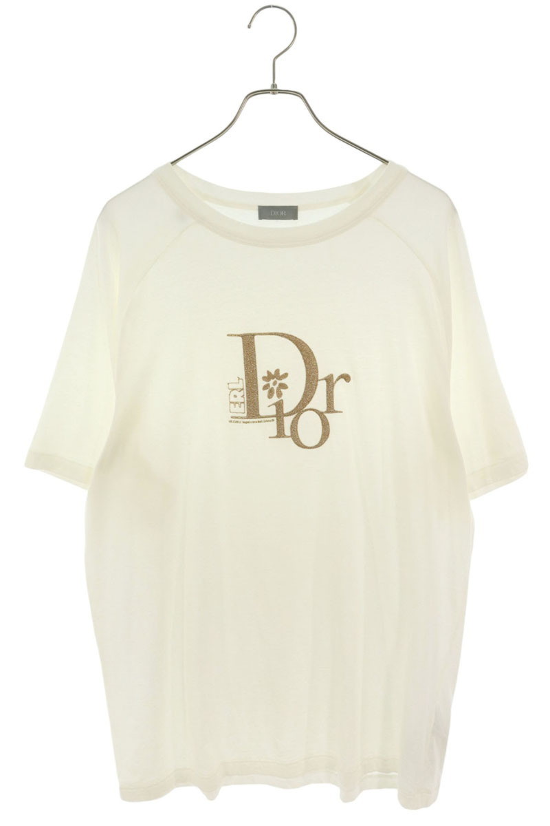 【8/12限定価格】Dior ホワイト Tシャツ 新品タグ付き DIOR | J'Adior 8 Tシャツ コットン & リネン ジャージー