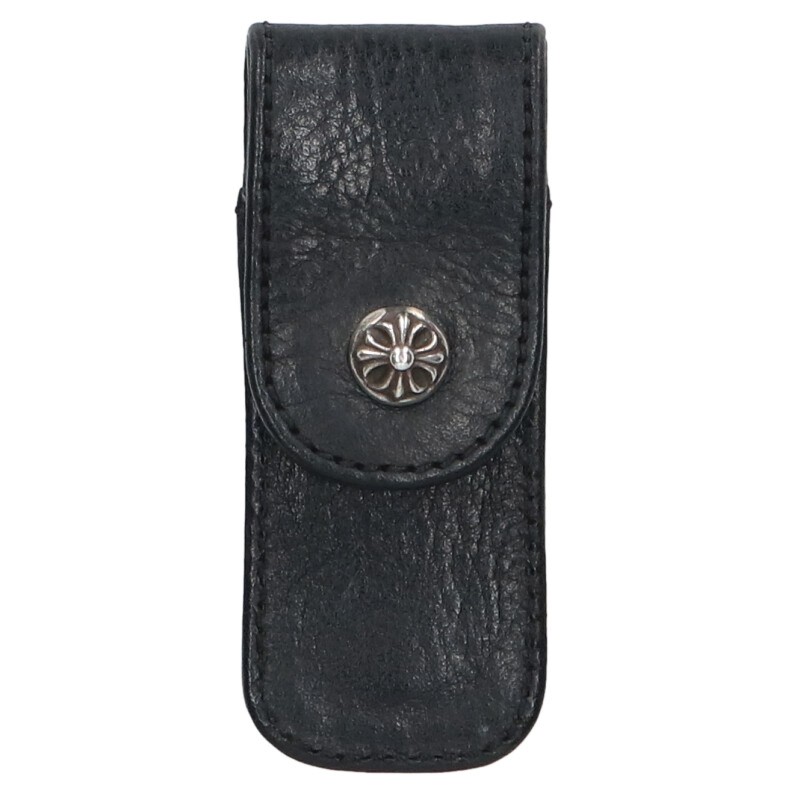 CHROME HEARTS クロムハーツ レザーケース爪楊枝入れ シルバー3本 CHROME HEARTS クロムハーツ レザーケース爪楊枝入れ シルバー3