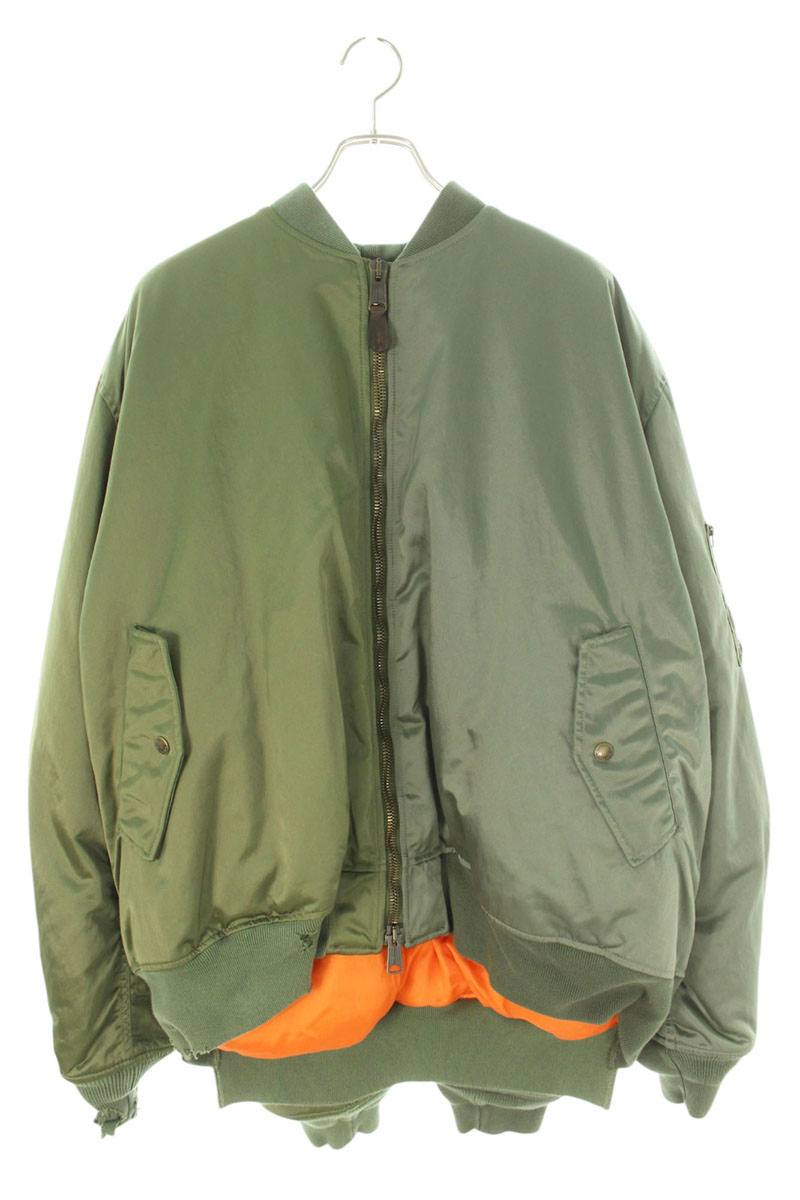 美品バレンシアガ  オフショルダートラックジャケットブルゾン M BALENCIAGA (バレンシアガ) オフショルダートラックジャケット