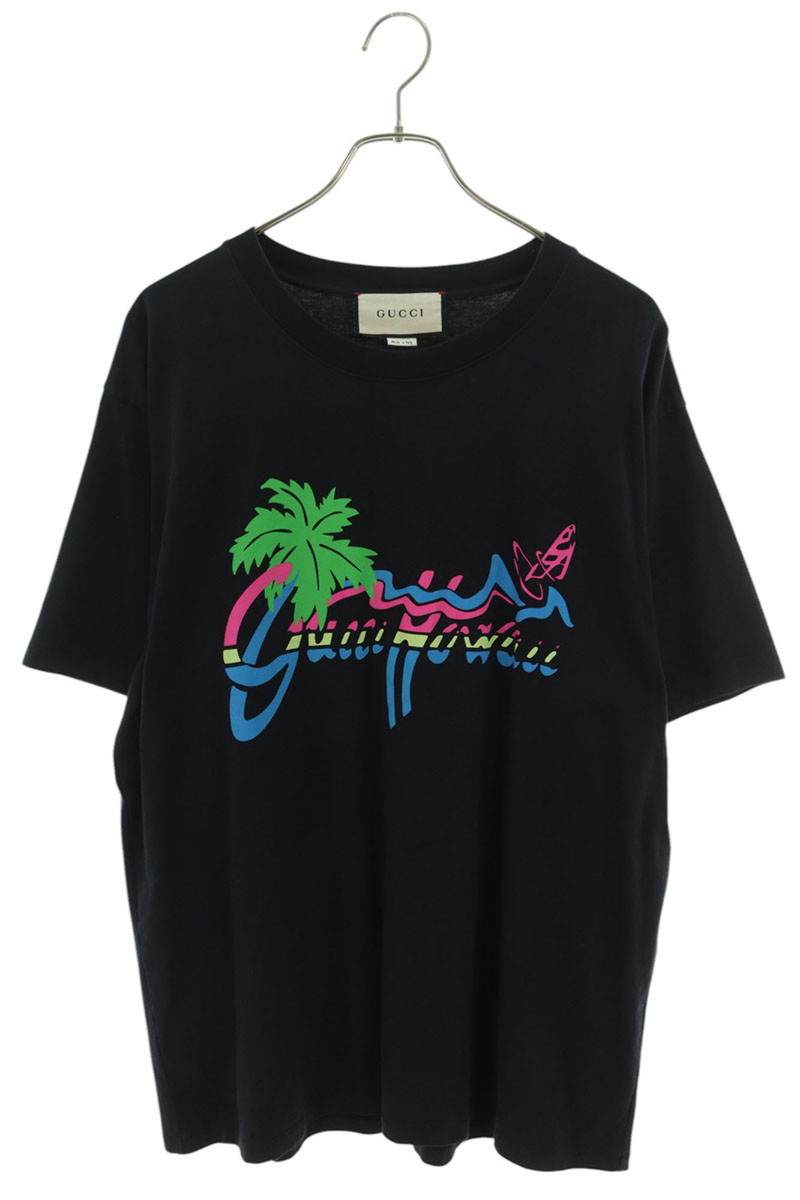 グッチTシャツ　Mサイズ タグ付き GUCCI Tシャツ M ブラック
