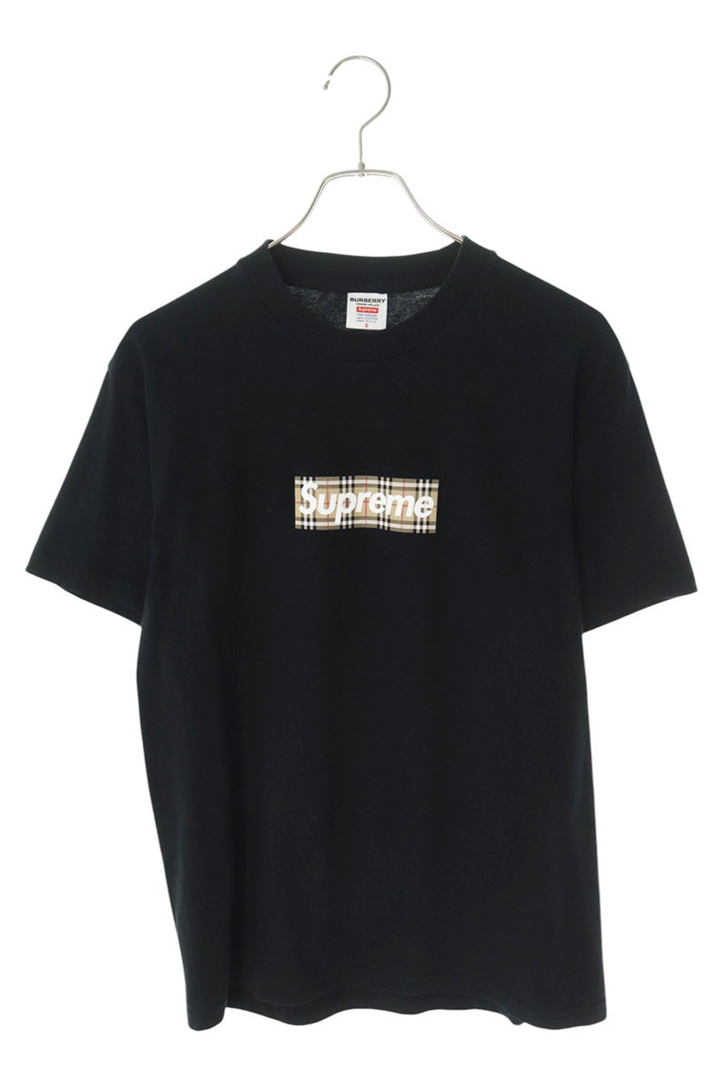 バーバリーsupremeコラボｔシャツｓ新品 Supreme シュプリーム 22SS Burberry Box Logo Tee バーバリー