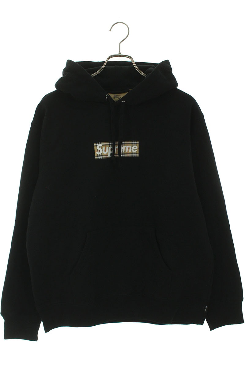 Supreme Burberry BOX LOGO パーカー Supreme Burberry Box Logo Hooded Sweatshirt Pink XL | eBay