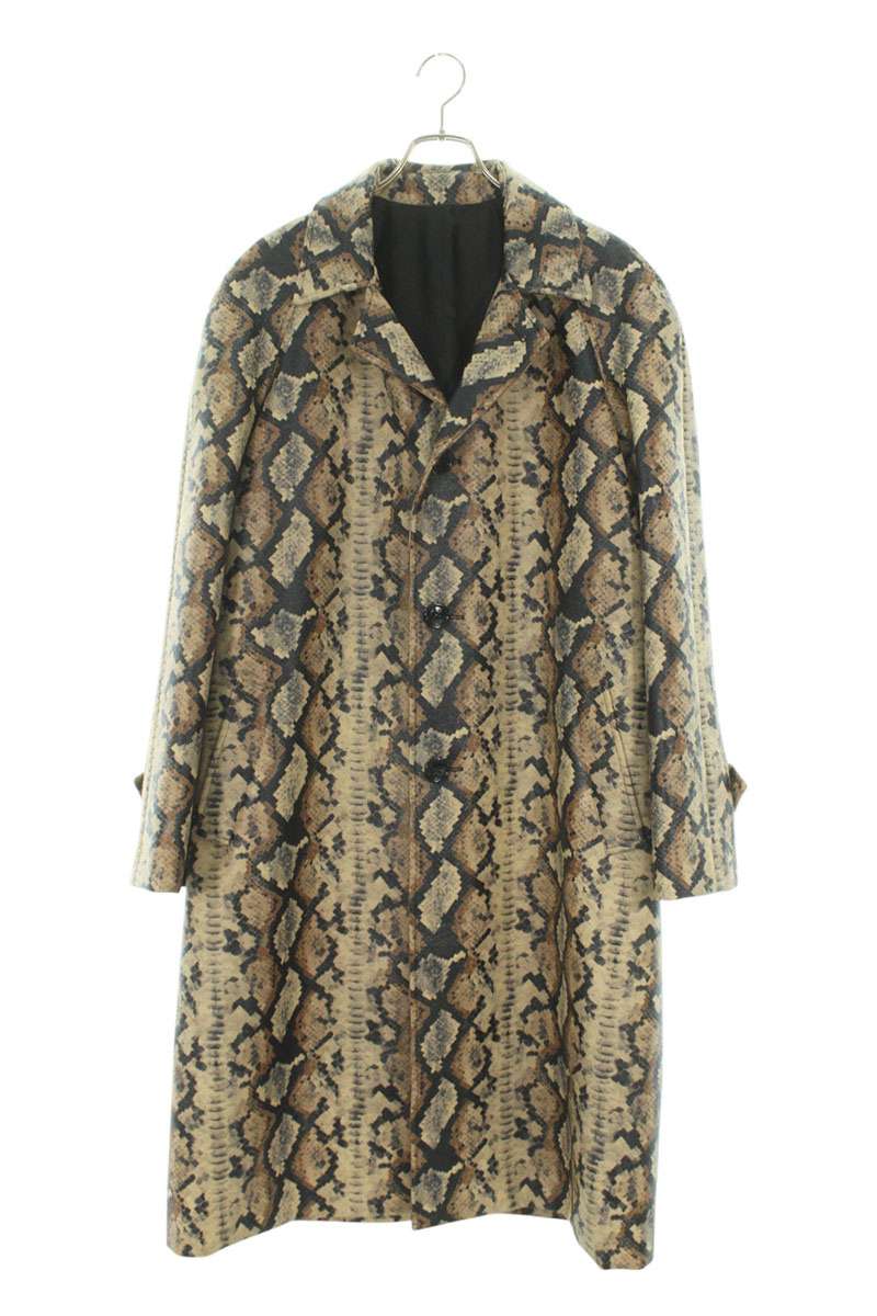 CELINE ラメ マックコート 2M159264F ブラック/ゴールド CELINE セリーヌ 20AW ウールクラシックトレンチコート