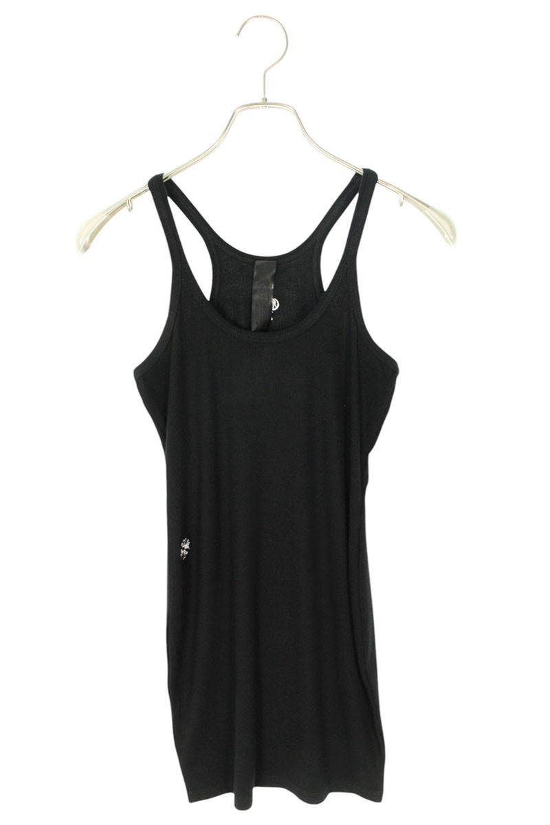 クロムハーツ Chrome Hearts Y NOT CH刺  タンクトップ ワンピース レーヨン グレー レディース 中古 Chrome Hearts - クロムハーツ CHROME HEARTS Y NOT CH刺繡