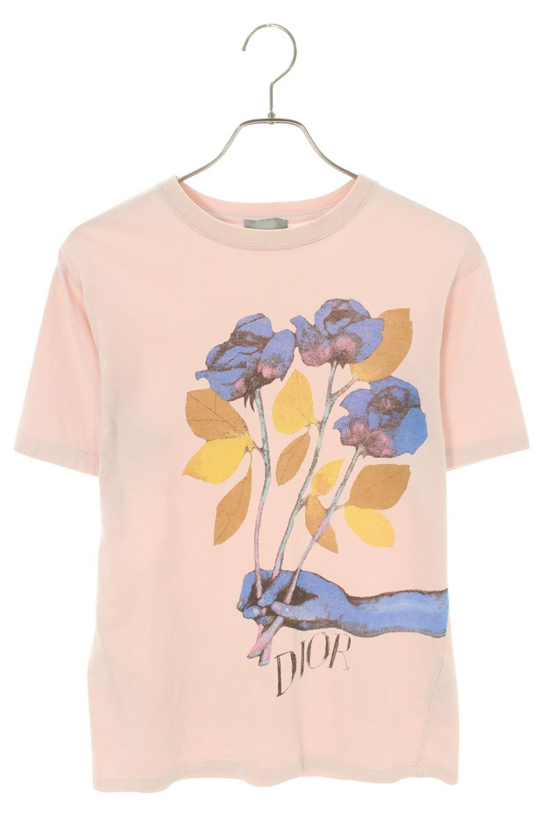 【淡いフラワー柄が可愛い☆】DIOR Tシャツ DIOR | Tシャツ Dior Astral Flowers コットンジャージー
