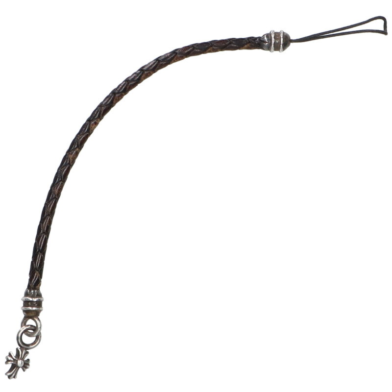 クロムハーツ携帯ストラップほか1点 Chrome Hearts - クロムハーツ 携帯ストラップ レザー携帯
