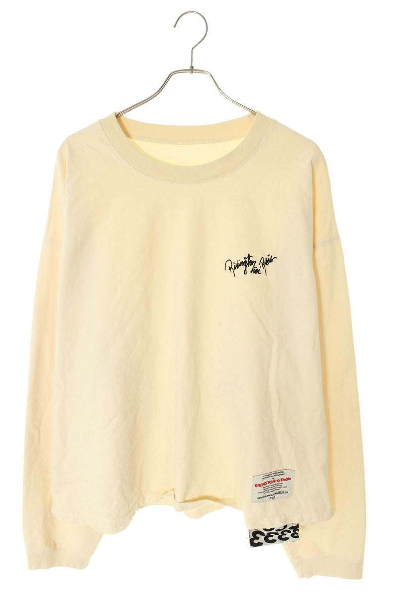 【RIVINGTON roi Rebis】USO 体操 ロゴプリント 半袖 Tシャツ 2024j180011-1.jpg