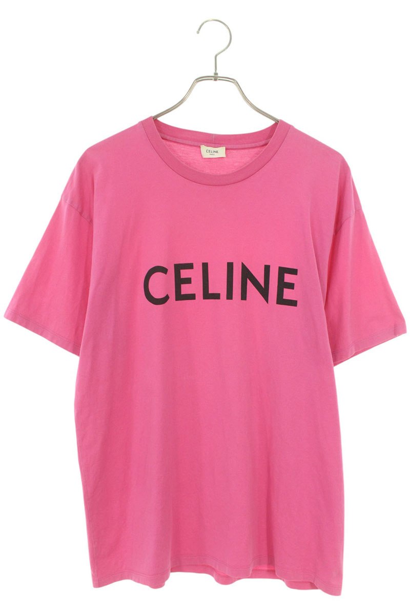 楽天市場】CELINE 2021SS Studded Logo S/S Tee 2X687501F セリーヌ