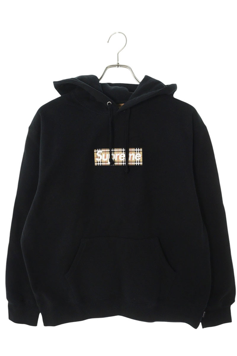 Burberry x Supreme コラボ　ボックスロゴ　パーカー L 210.jpg