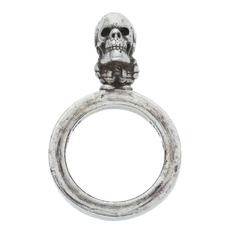 クロムハーツ Chrome Hearts　 サイズ:9号 FOTI SPACER SU-HARRIS TEETER FOTIシルバーリング(シルバー 8.2)【701052】【SJ02】【小物】【中古】bb349#rinkan*B
