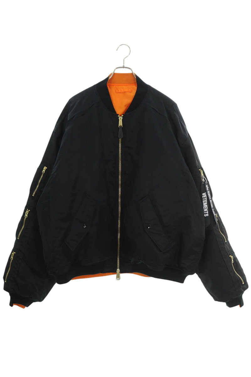 楽天市場】VETEMENTS 2016AW Total Fucking Darkness Bomber