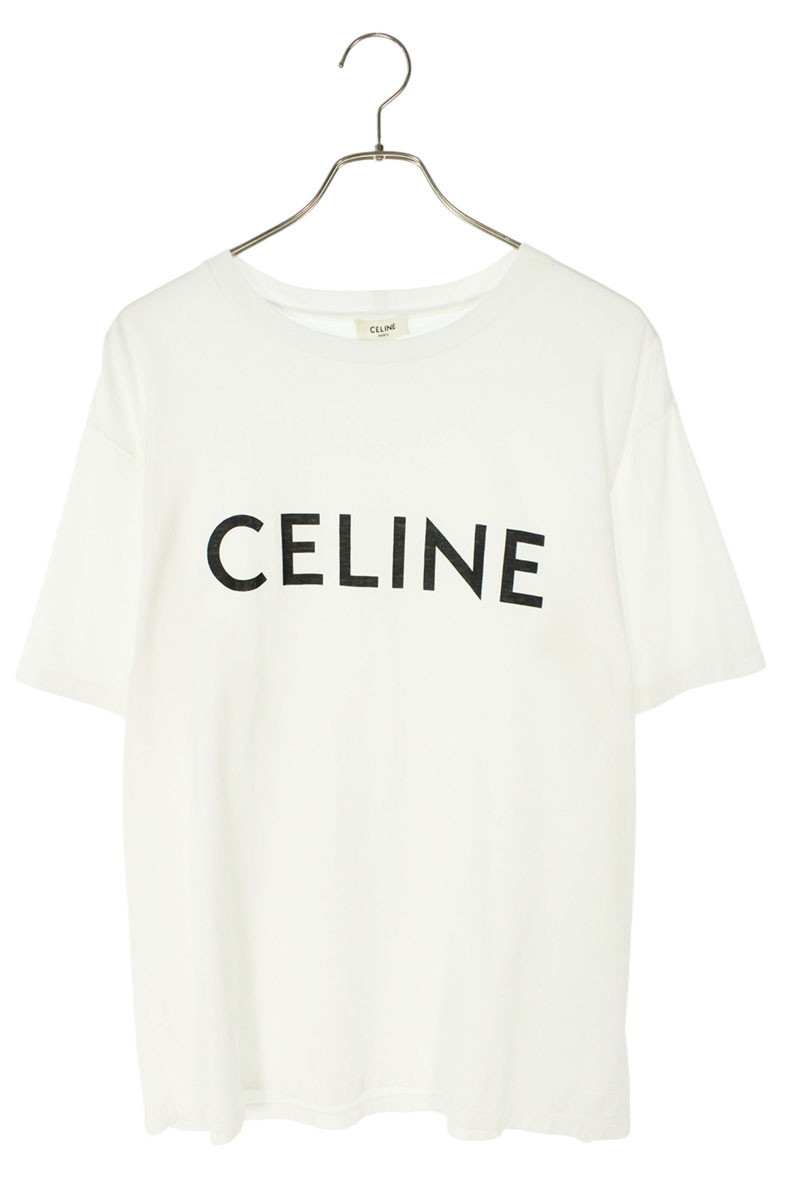 楽天市場】CELINE 2021SS Studded Logo S/S Tee 2X687501F