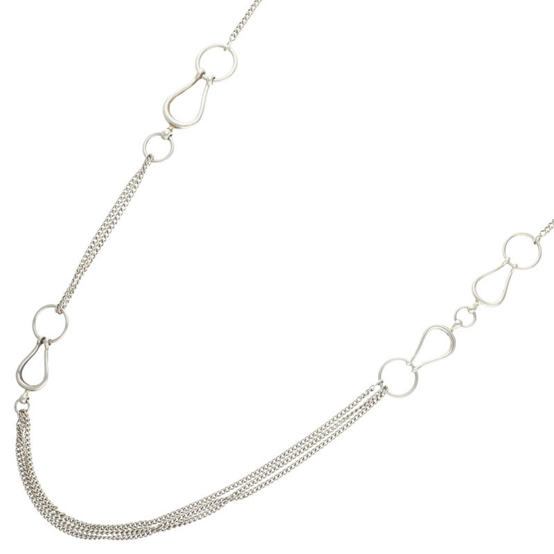 エルメス HERMES　 ホースビット シルバーネックレス(シルバー 81.64)【221052】【OM10】【小物】【中古】bb297#rinkan*B