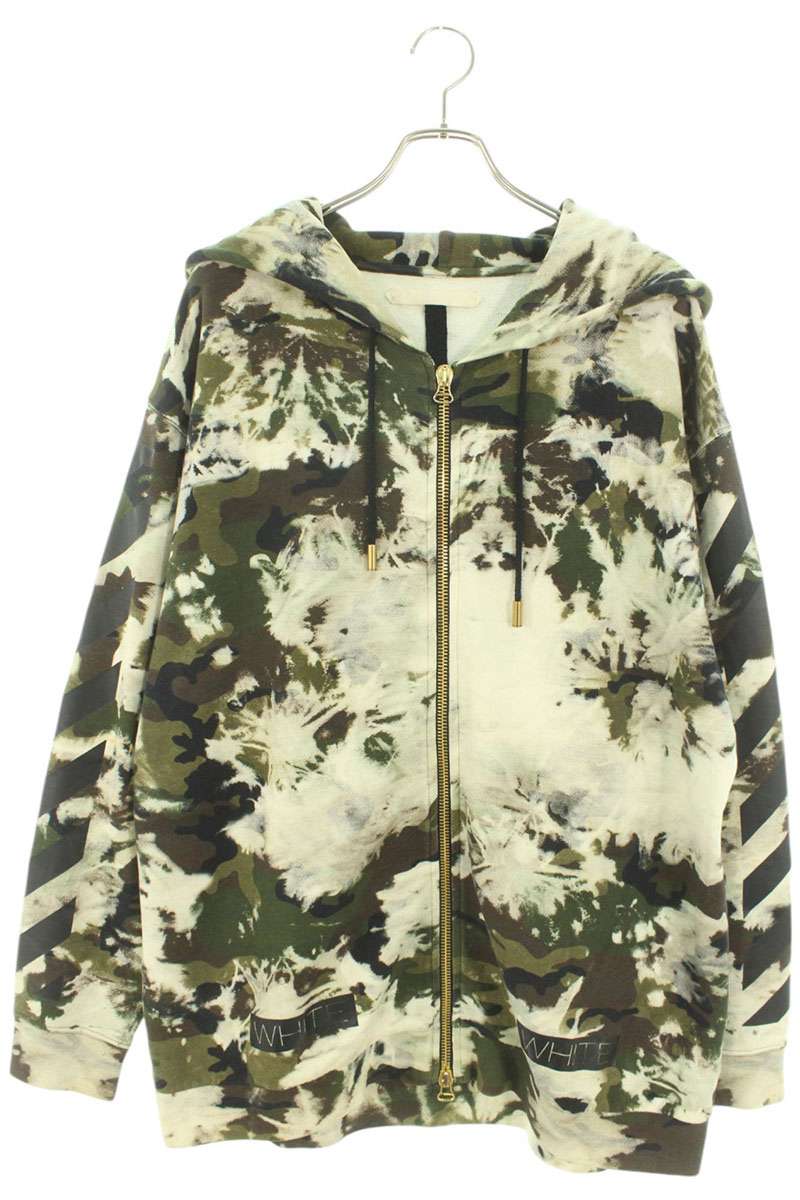 OFF-WHITE アートプリント パーカー M アートプリントパーカー メンズ(M ホワイト): トップス｜Right