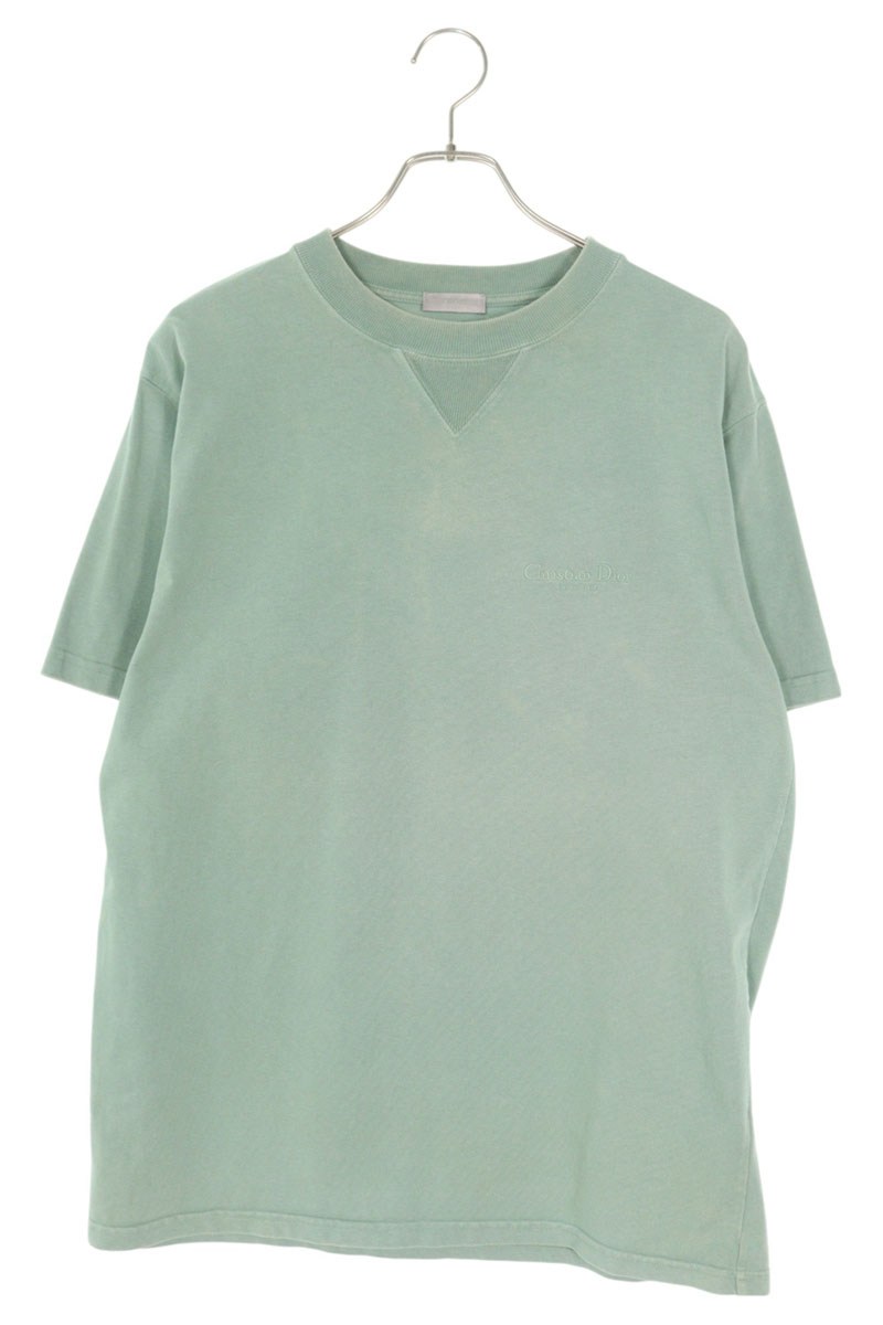 ☆背中がポイント アメカジ☆【Dior】半袖Tシャツ 白 グレー 楽天市場】ディオール DIOR サイズ:S 493J671B0938 ロゴボーダー
