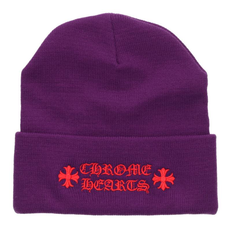 クロムハーツ WOOL WATCH CAP ニットキャップ ビーニー CHROME HEARTS クロムハーツ ニット帽 ウールワッチキャップ