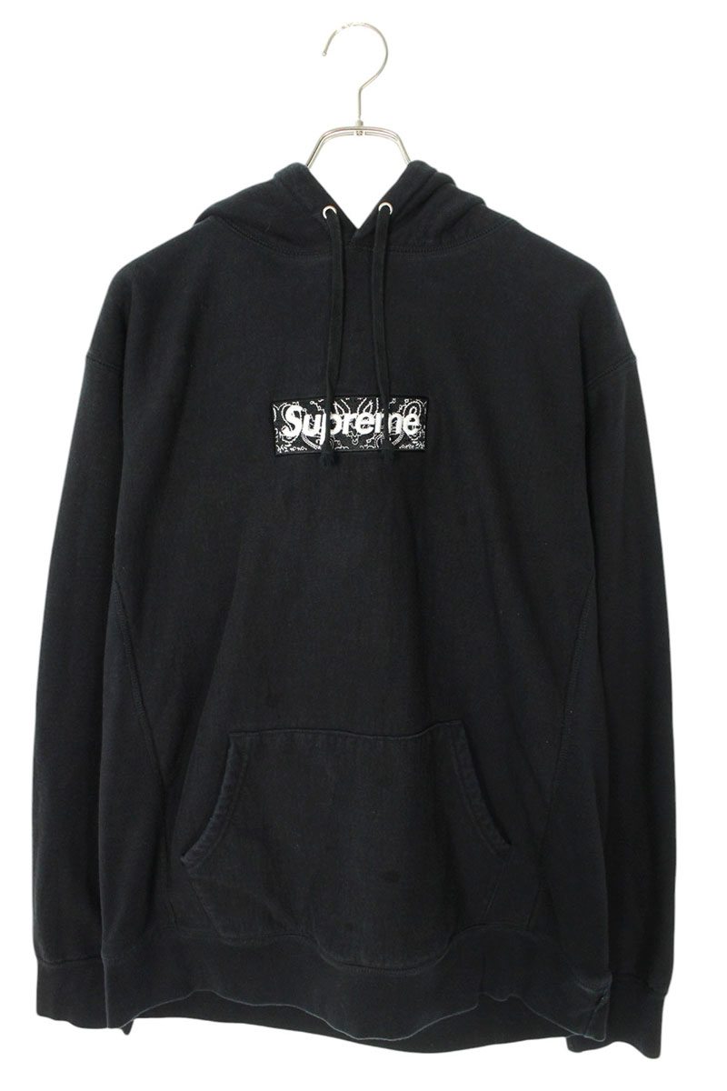 シュプリーム SUPREME　 サイズ:XL パーカー(ブラック)【102052】【OM10】【メンズ】【中古】bb420#rinkan*B
