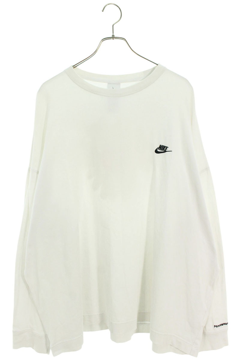 NIKE DR0097-100 S ホワイト 七分袖カットソー Buy Nike x PEACEMINUSONE G-Dragon Long-Sleeve T-Shirt 'White