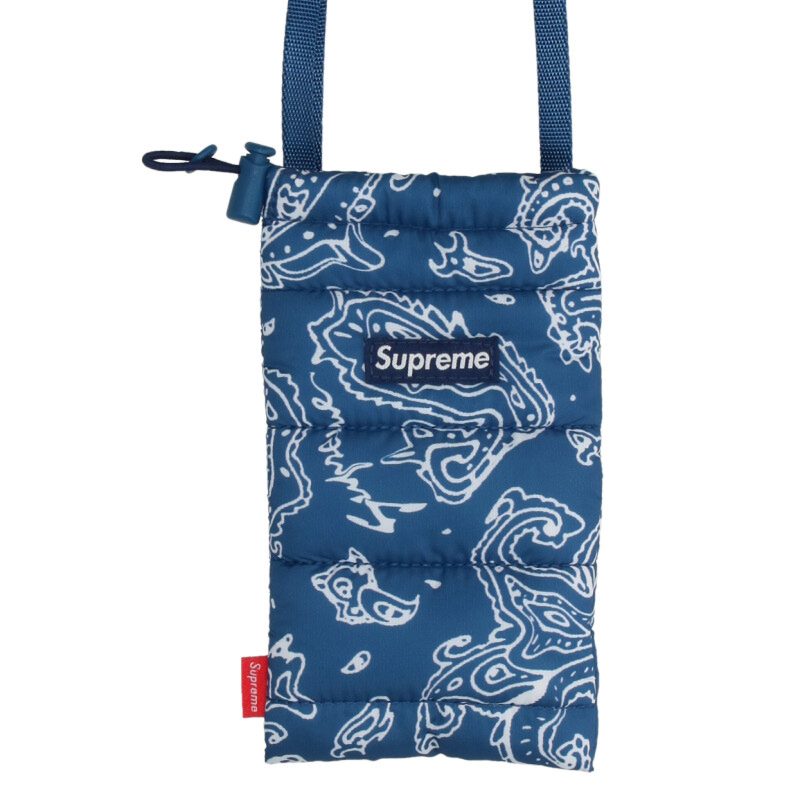 supreme Puffer Neck Pouch Blue 新品未使用 Fall/Winter 2022 Preview – Supreme
