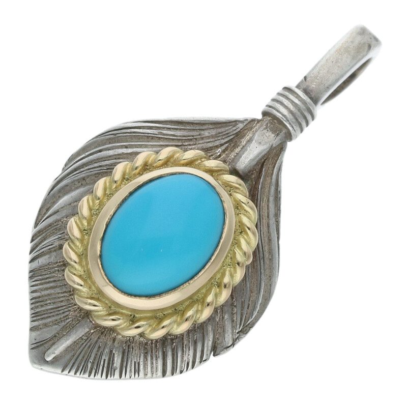 楽天市場】goro's(ゴローズ) ダブルローズクロス銀縄ターコイズクロス