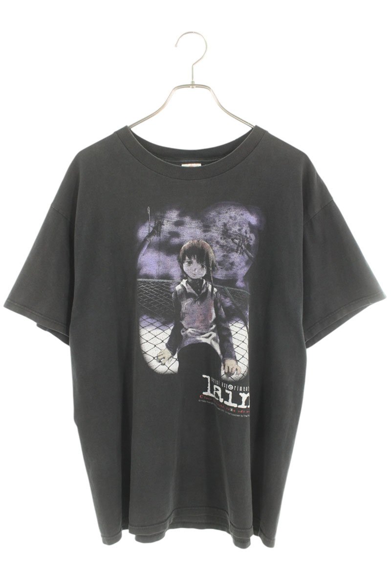 ヴィンテージ VINTAGE　サイズ:XL Serial Experiments Lain レインプリントTシャツ(ブラック)【312052】【SB01】【メンズ】【中古】bb132#rinkan*B画像