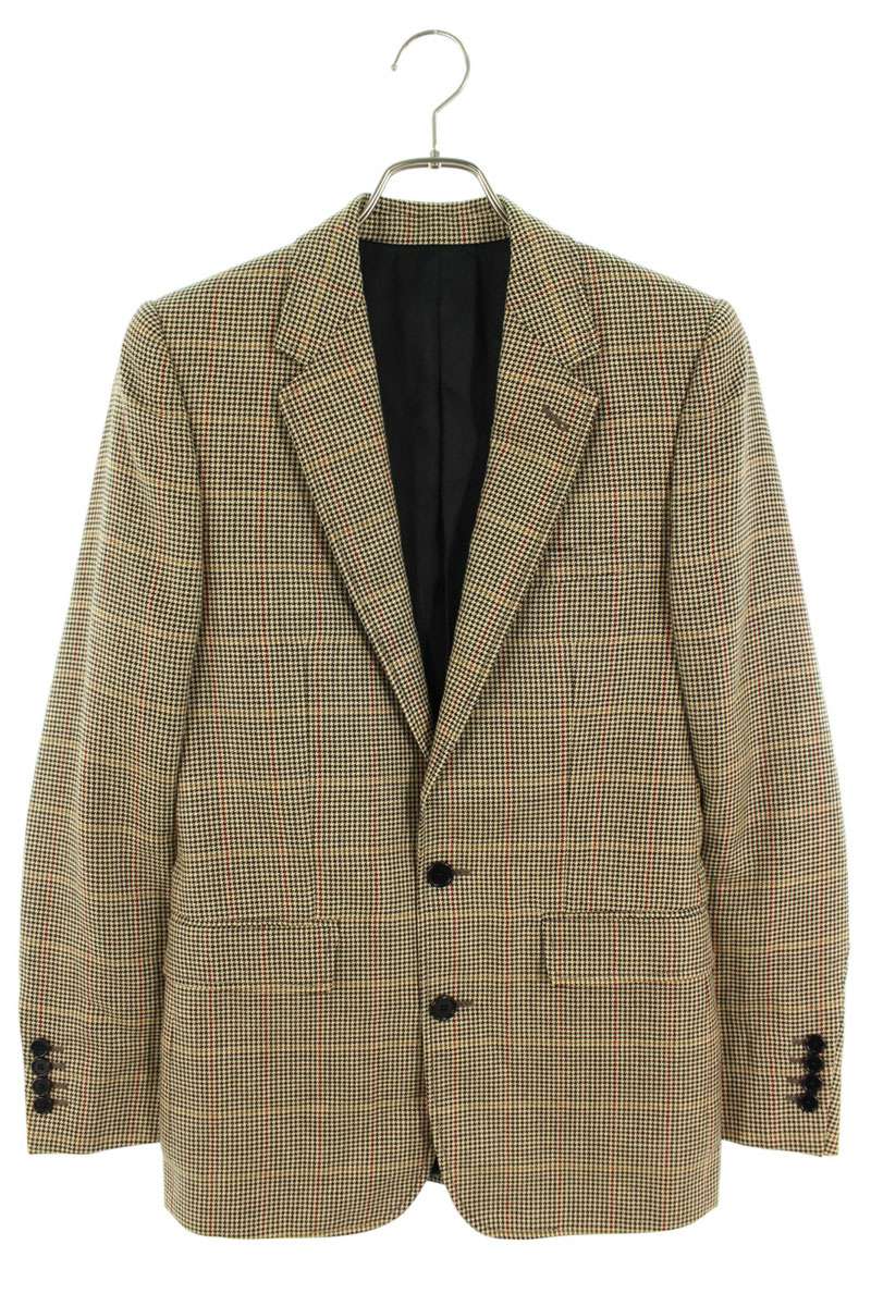 CELINE ウール チェルシー チェック ブルゾン CELINE - セリーヌ 2W68A000O チェック柄フーデッドウールシャツ