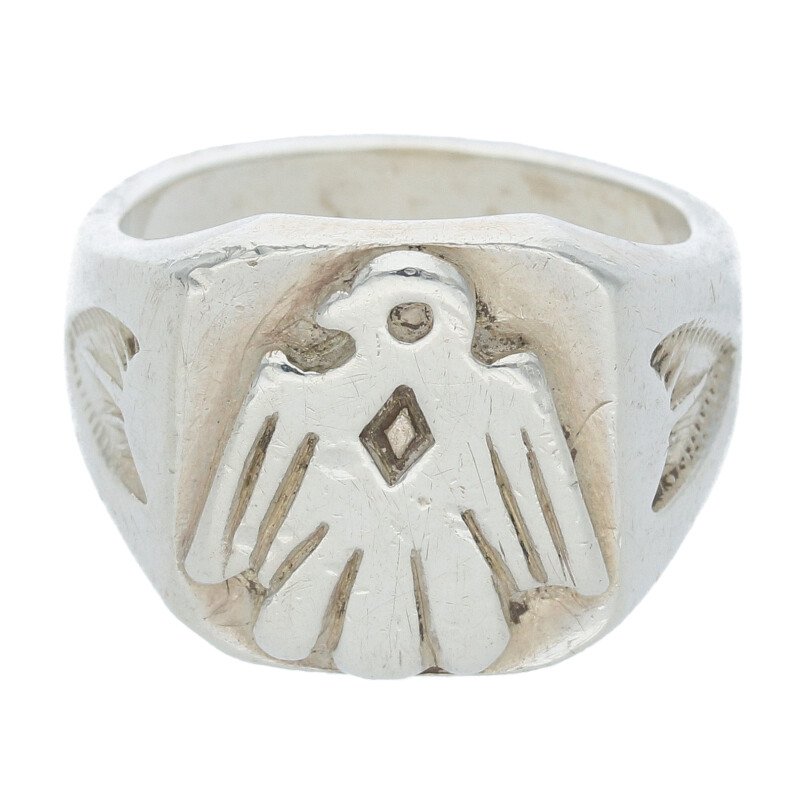 楽天市場】goro's ゴローズ K18金メタル付平打ちリング イーグル