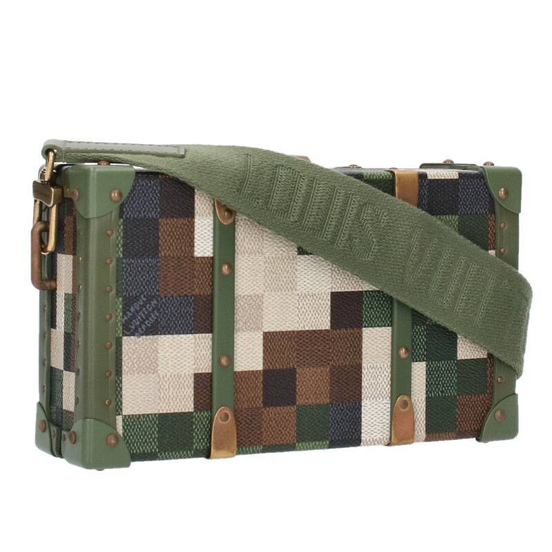 ルイヴィトン LOUISVUITTON   M10489 ネオウォレット･ブート ダモフラージュトランクショルダーバッグ(緑であること×カーキ調)【712052】【SB01】【小物】【中古】bb356#rinkan*B