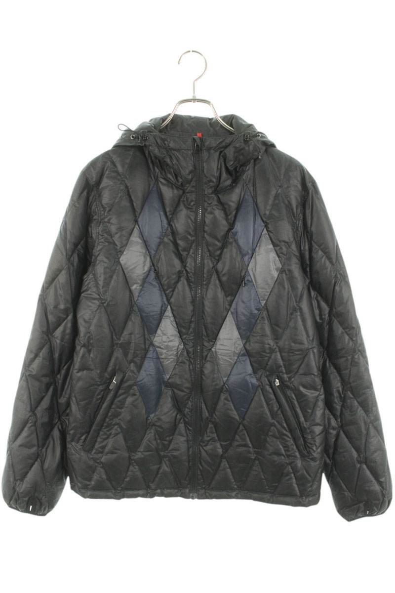 AFFA 袖レザー キルティング ダウンジャケット L undercover UNDERCOVER - ベッカム着 アンダーカバー 袖レザー ダウン